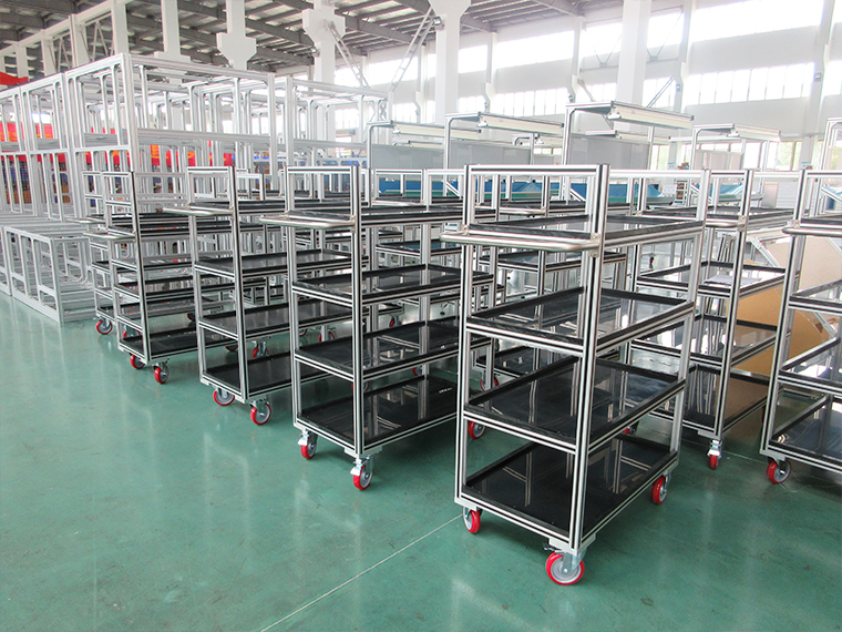 工業(yè)生產(chǎn)鋁型材架子安裝如何提升精度？-澳宏工業(yè)鋁型材